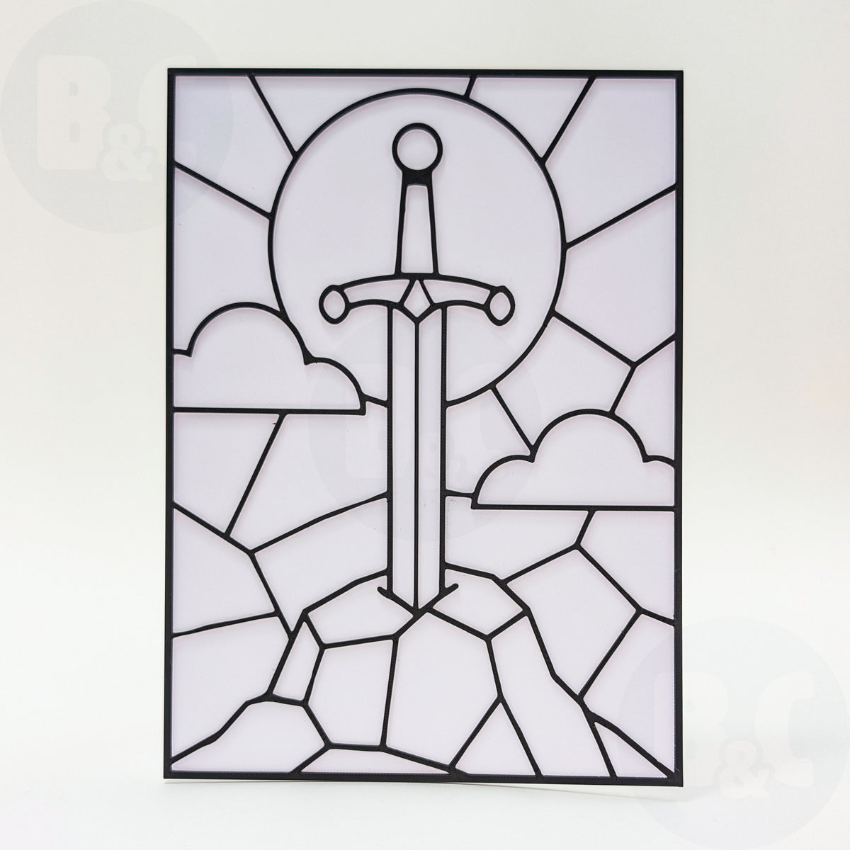 Sword in the Stone Glow Pane