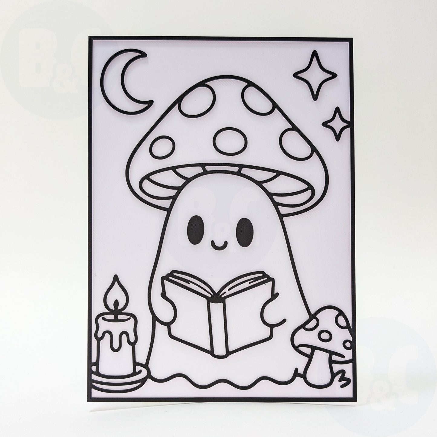 Midnight Reading Ghostie Glow Pane