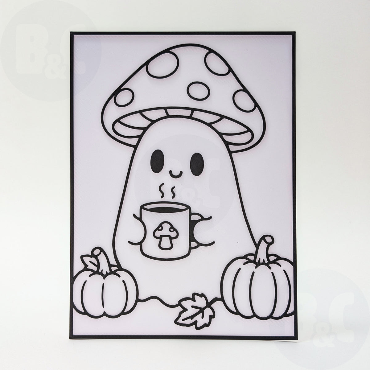 Pumpkin Latte Ghostie Glow Pane