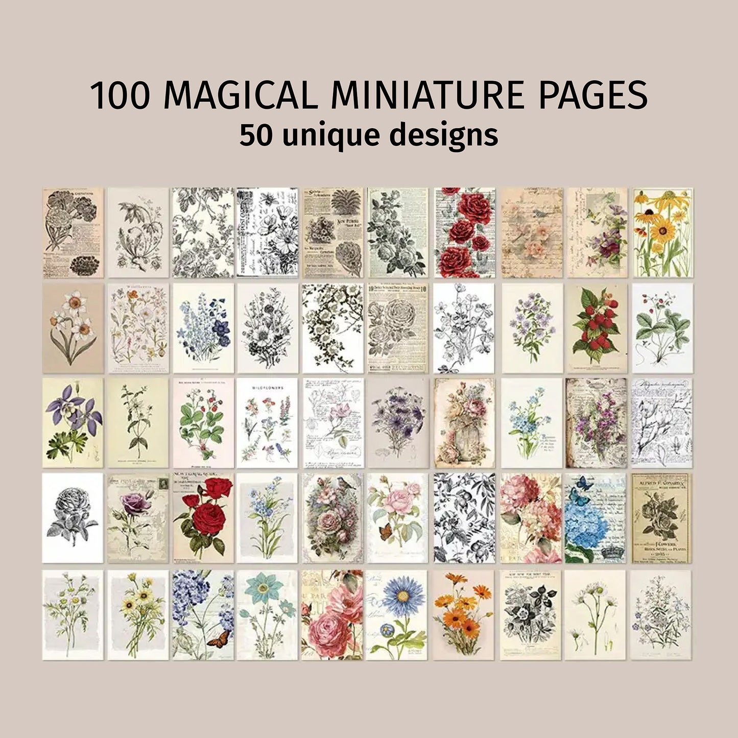 Plant Atlas | Green Mini Magi Book