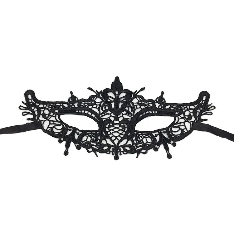 Warrior Repose | Black Lace Masque
