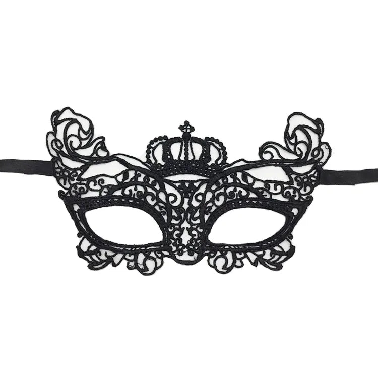 Crowned One | Black Lace Masque