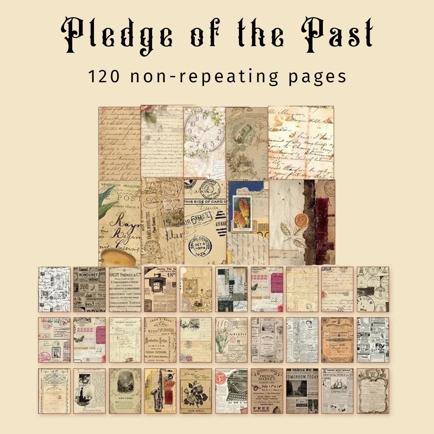 Pledge of the Past | Stout Ornamental Paper