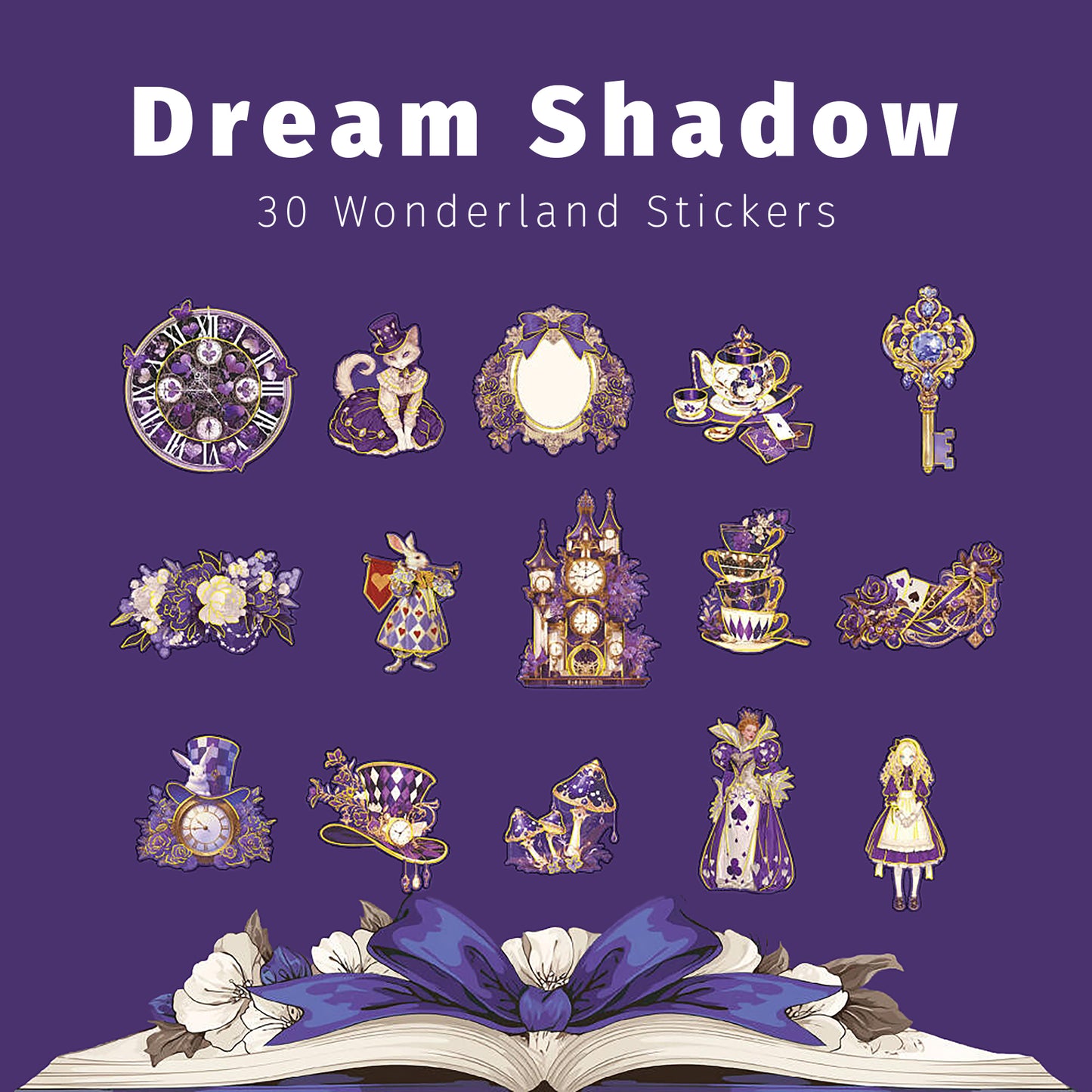 Dream Shadow | Purple Wonderland Sticker Pack