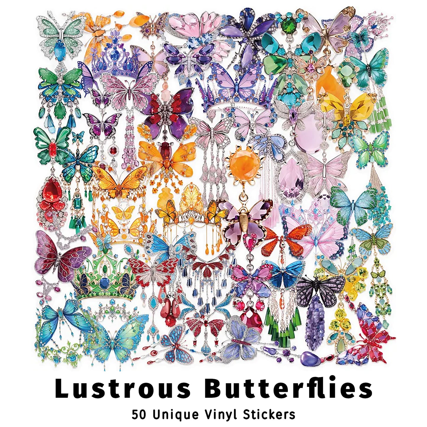 Lustrous Butterflies | Rainbow Sticker Slack Pack