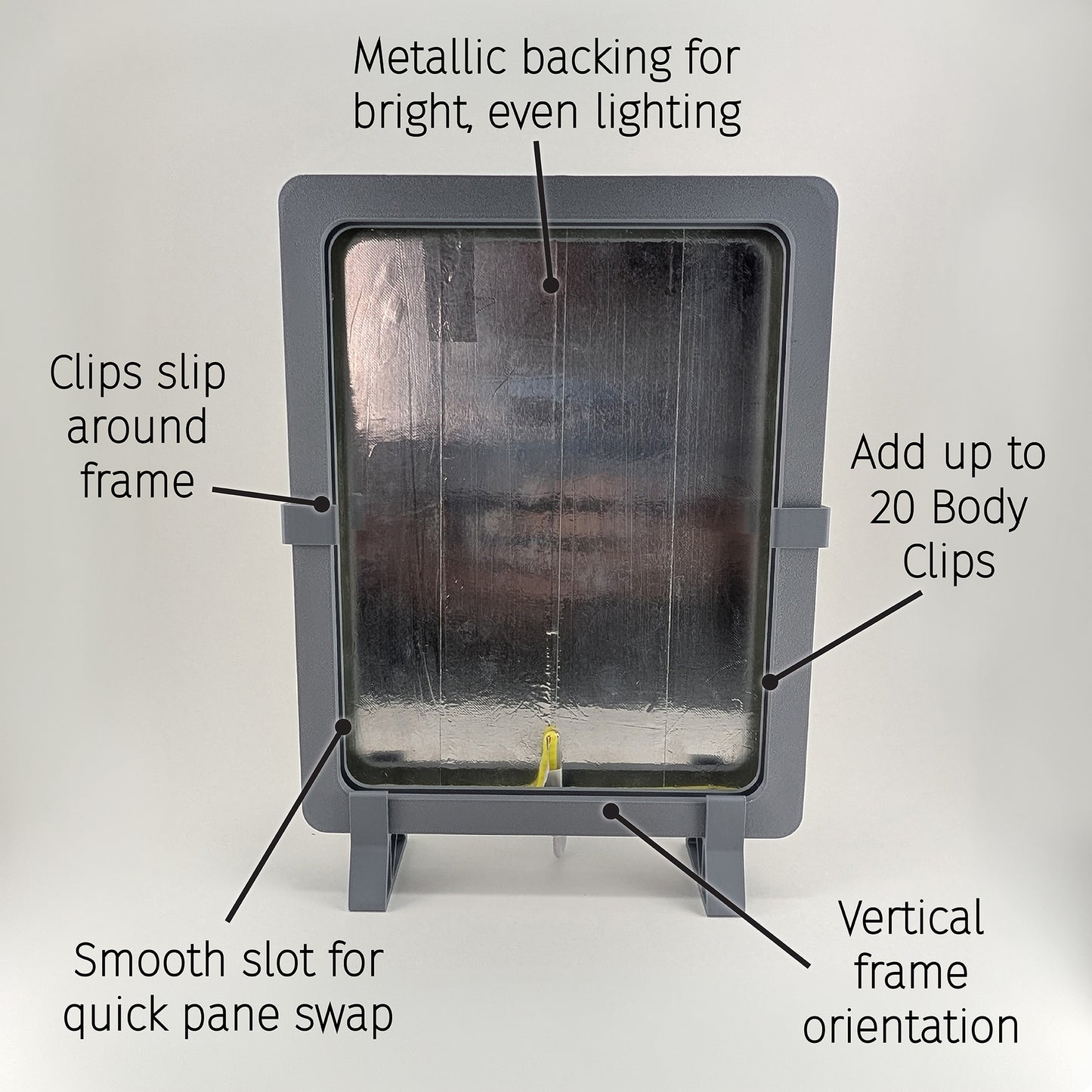 Tri-Color Metallic Universal Lightbox