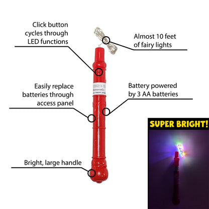 Fairy Wish Balloon | Red Spear Handle | Heart Balloon
