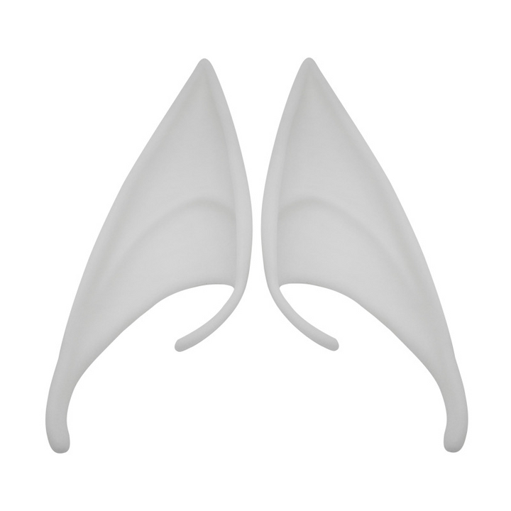 White High Elf | Soft Latex Elf Ears