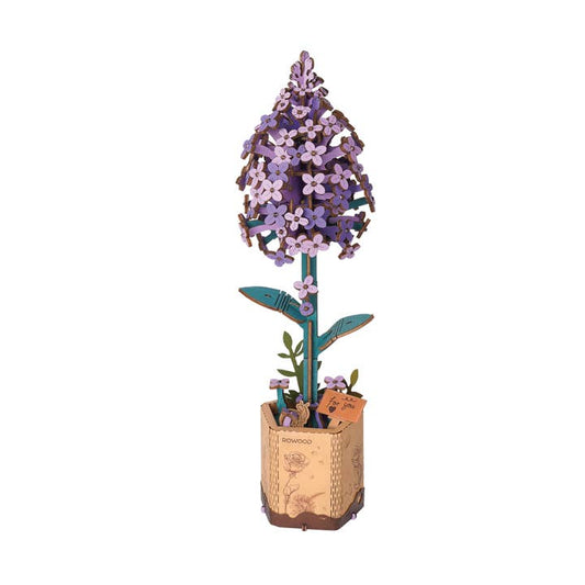 Lilac | 3D Wood Flower Puzzle
