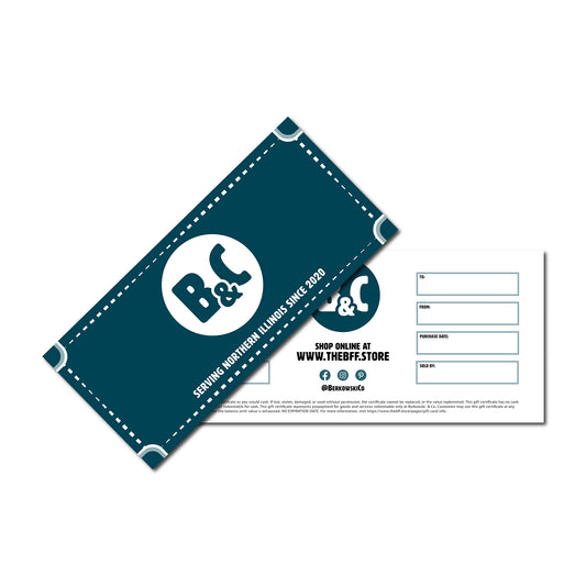 Berkowski & Co Gift Certificate