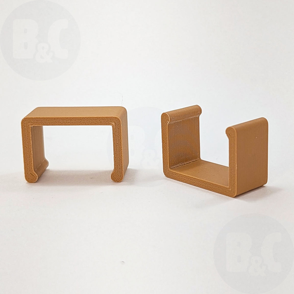 Wood Brown Body Clips