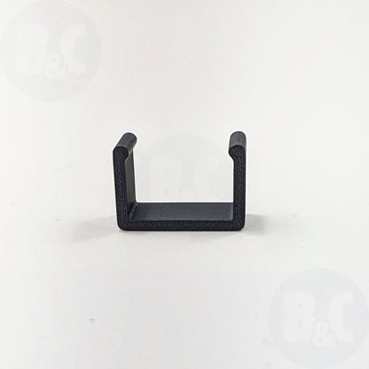 Charcoal Black Body Clips