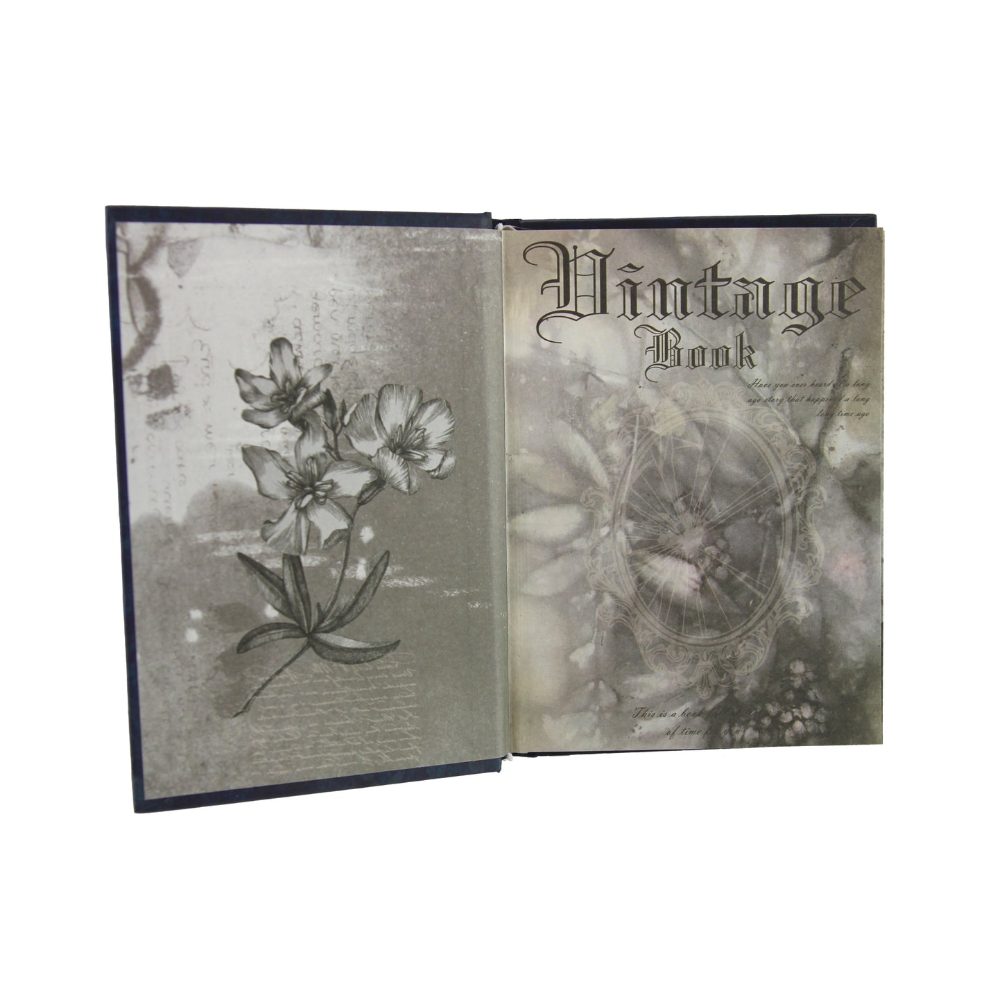 Book of Years | Blue Ornamental Blank Journal