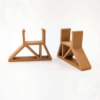 Wood Brown Frame Feet