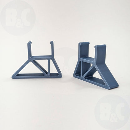 Muted Blue Frame Feet