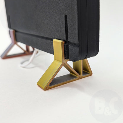 Tri-Color Metallic Frame Feet