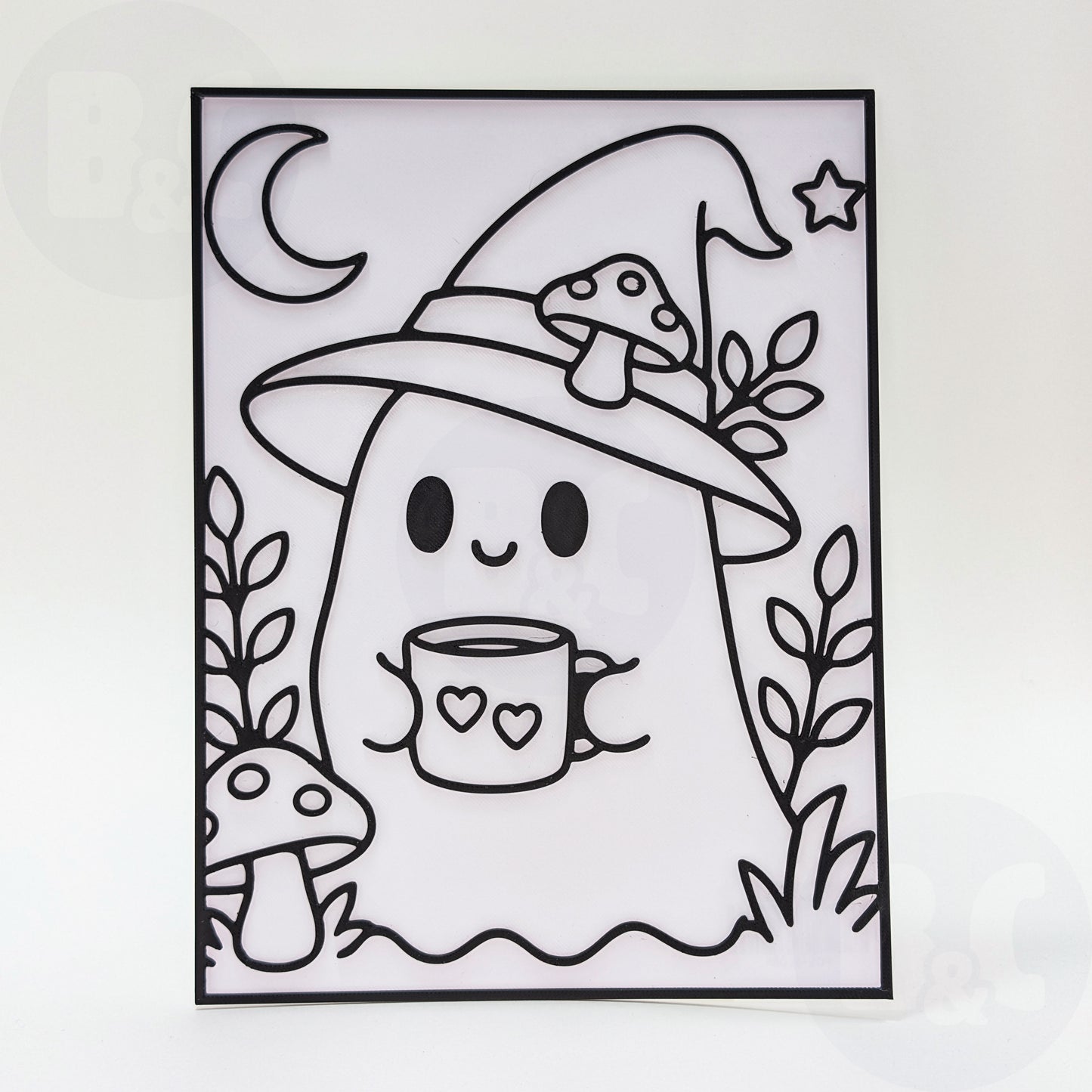 Coffee Ghostie Glow Pane
