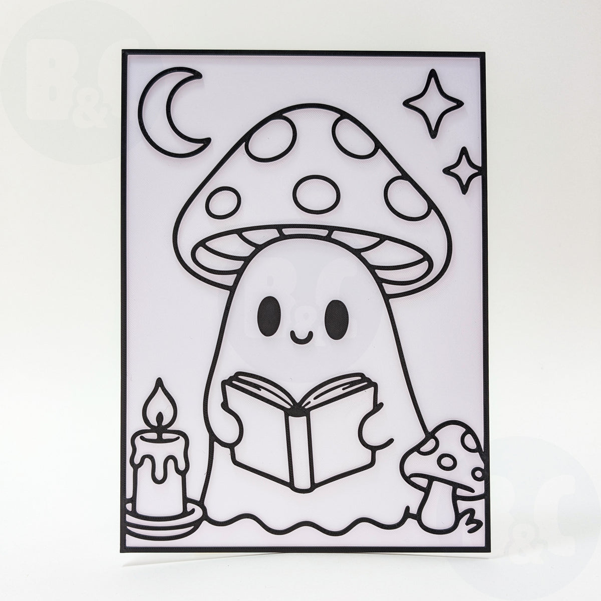 Midnight Reading Ghostie Glow Pane