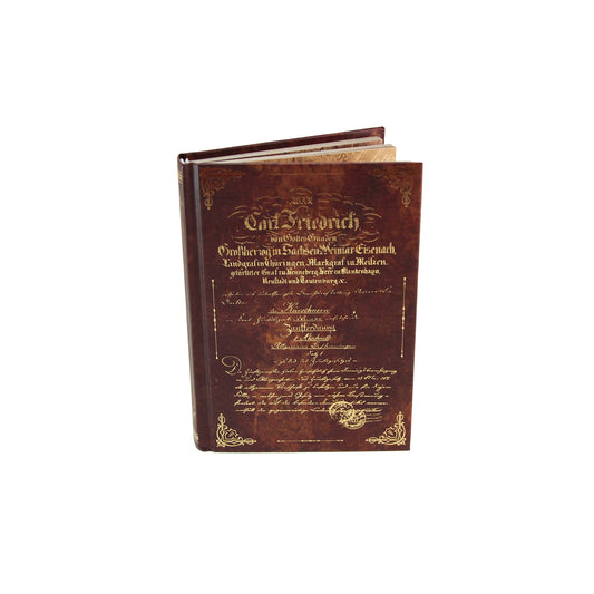 Morning Poems | Red Ornamental Blank Journal