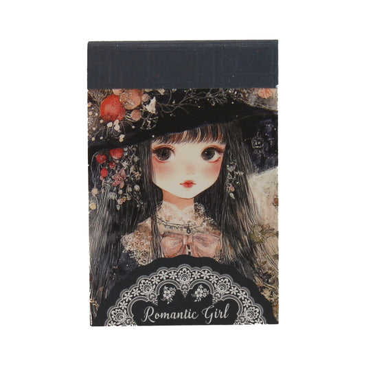 Midnight Wish Girl | Gray Mini Magi Sticker Book