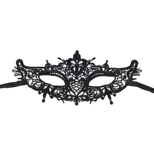 Warrior Repose | Black Lace Masque