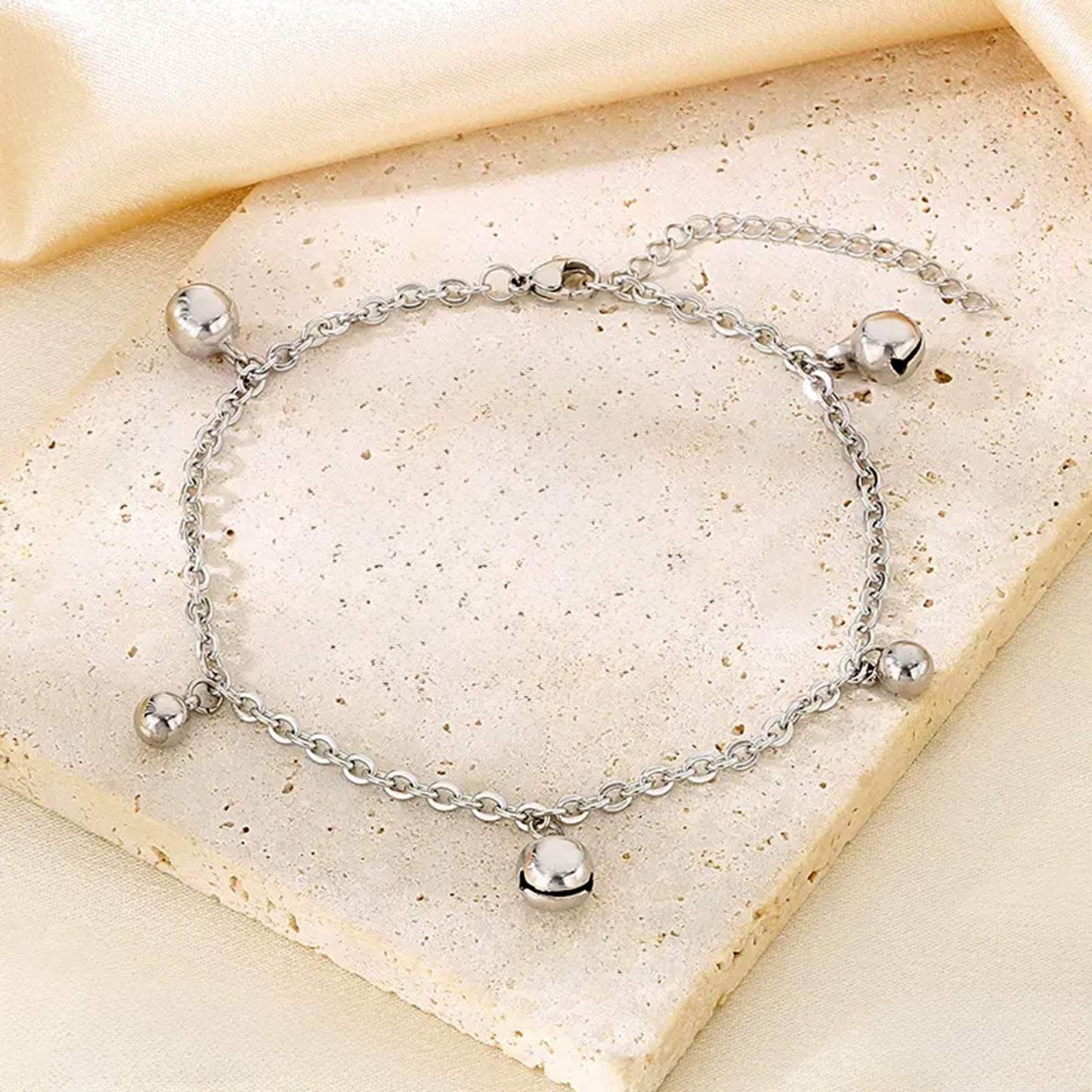 Faun Anklet | Stackable Stainless Steel Charmer