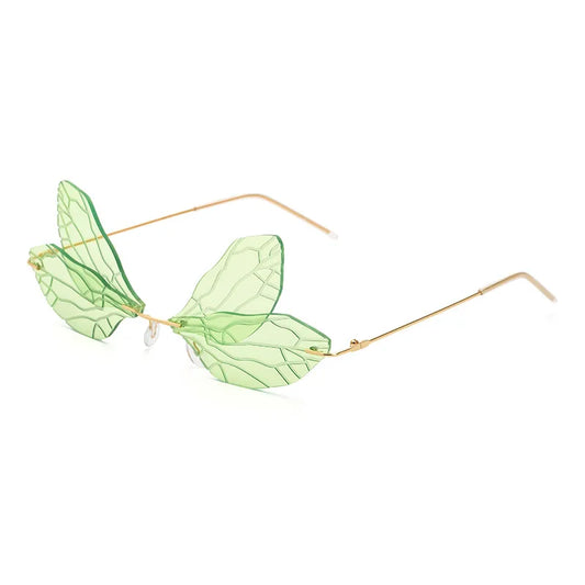 Dragonfly Wing Sunglasses | Green