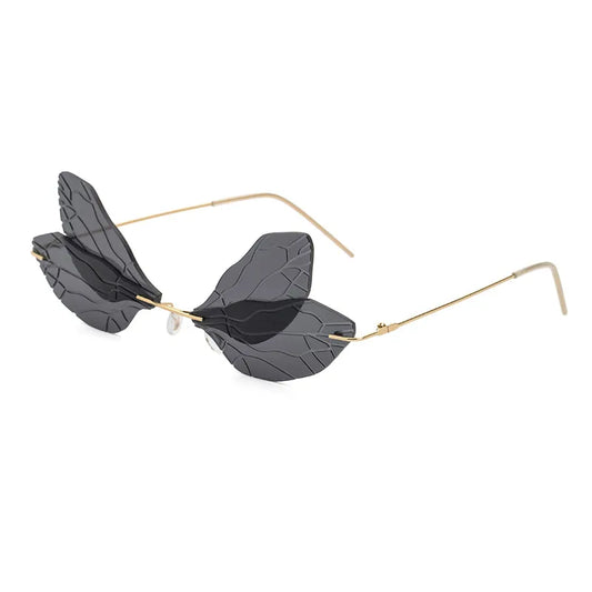 Dragonfly Wing Sunglasses | Black
