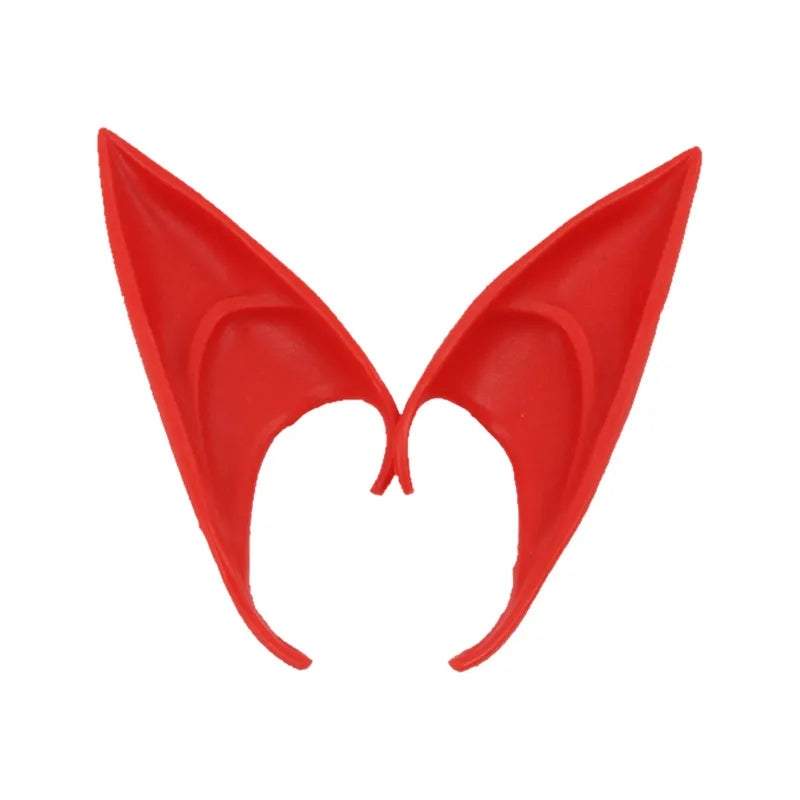 Red High Elf | Soft Latex Elf Ears