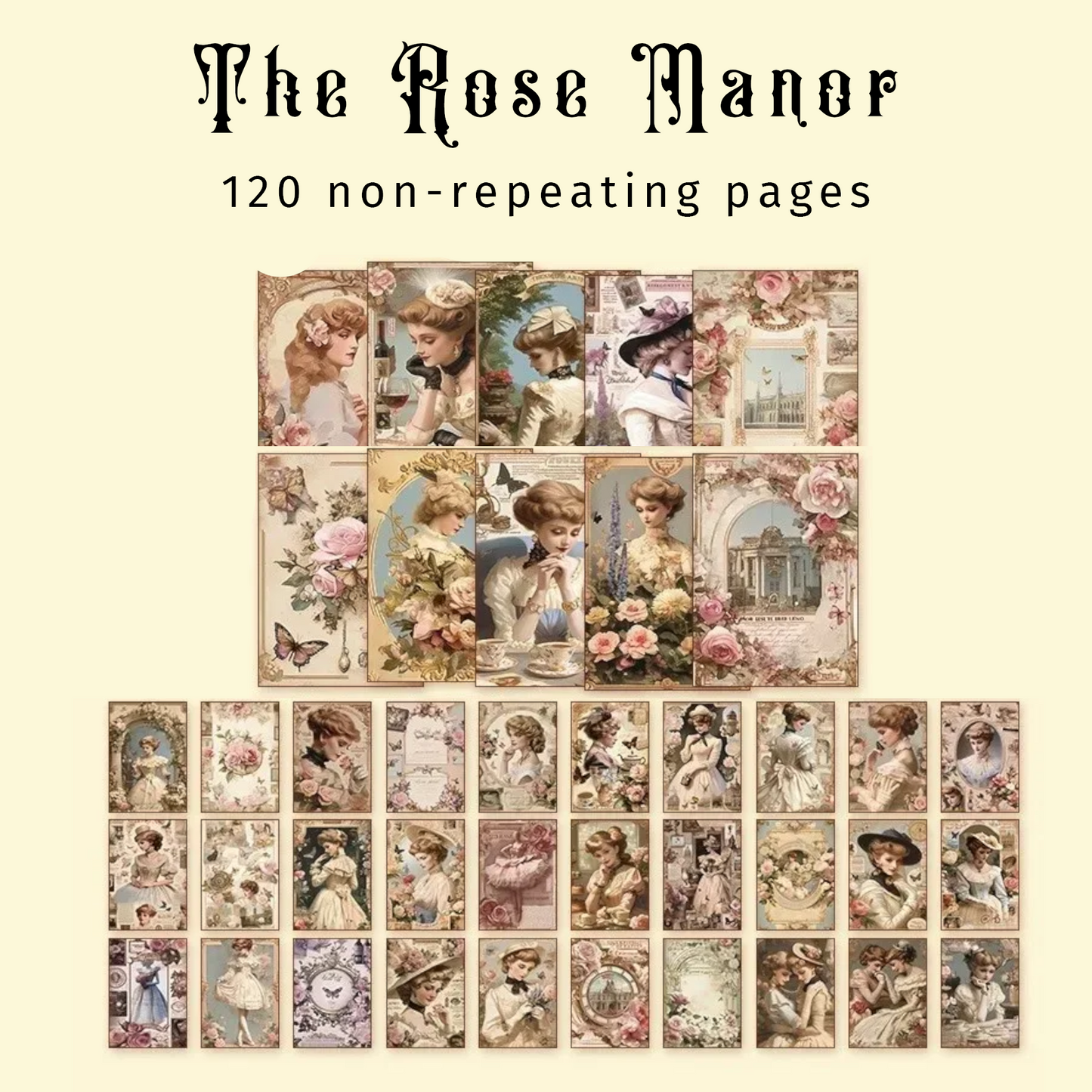 The Rose Manor | Ornamental Paper
