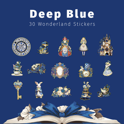 Deep Blue | Blue Wonderland Sticker Pack