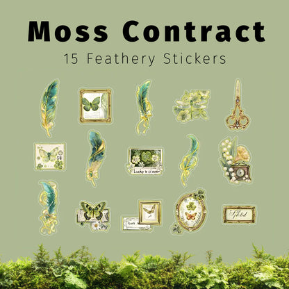 Moss Contract | Green Feather Chapter Sticker Pack