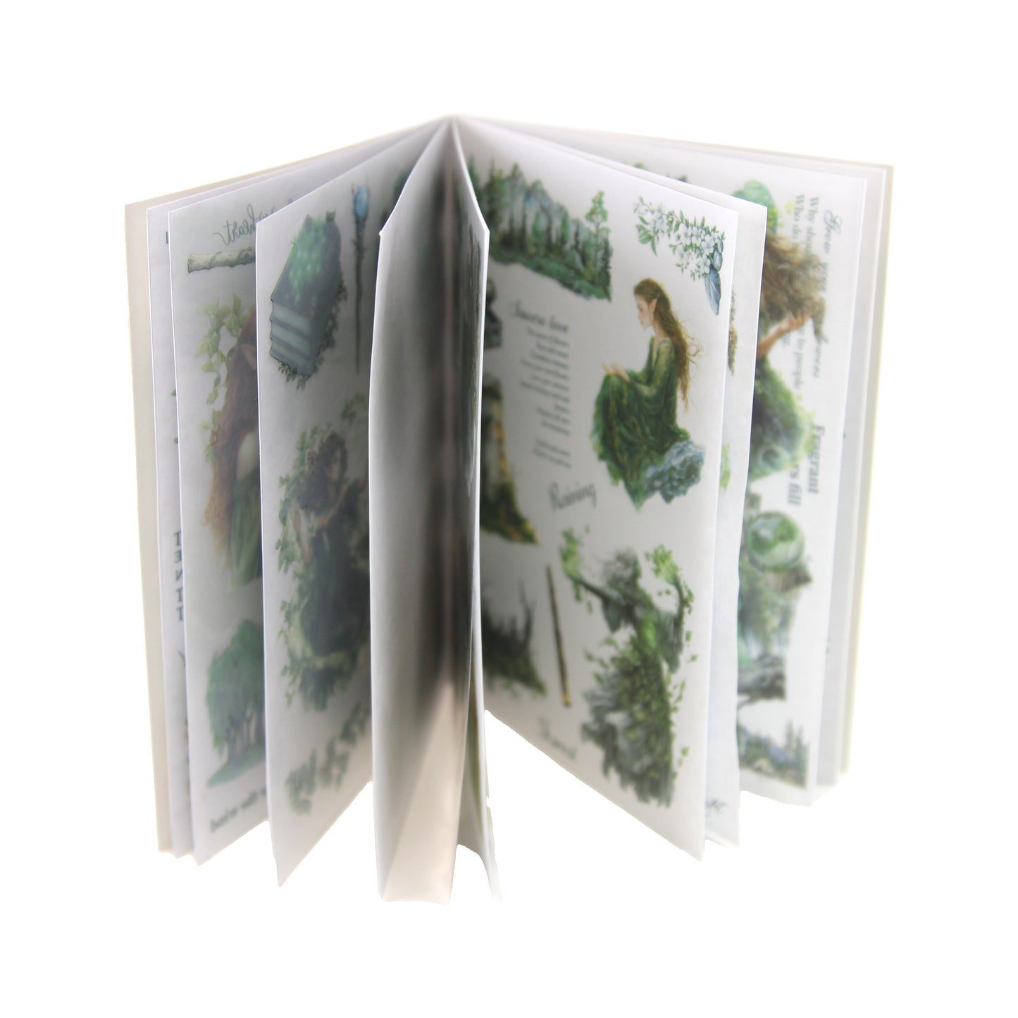 Elf Kingdom | Green Wonderland Romance Sticker Book