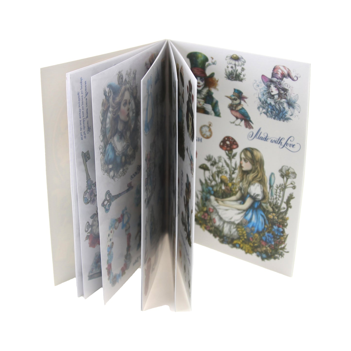 Wonderland Romance | Blue Wonderland Romance Sticker Book