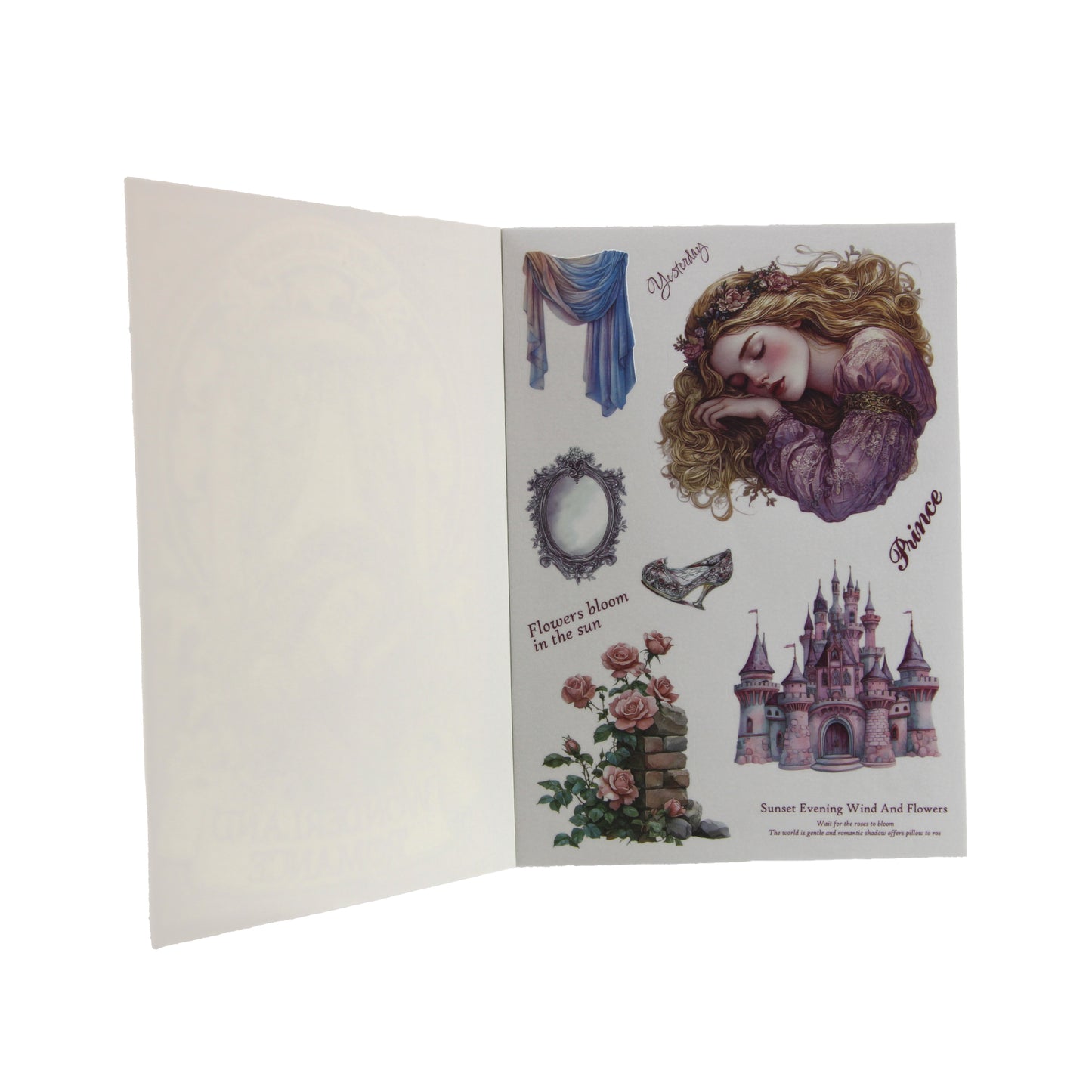 Sleeping Princess | Pink Wonderland Romance Sticker Book