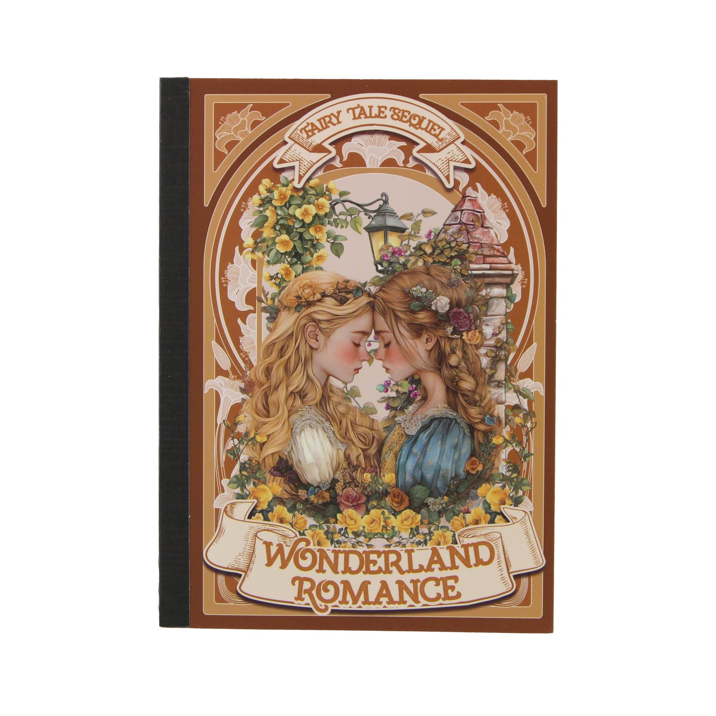Long-Haired Princess | Tan Wonderland Romance Sticker Book