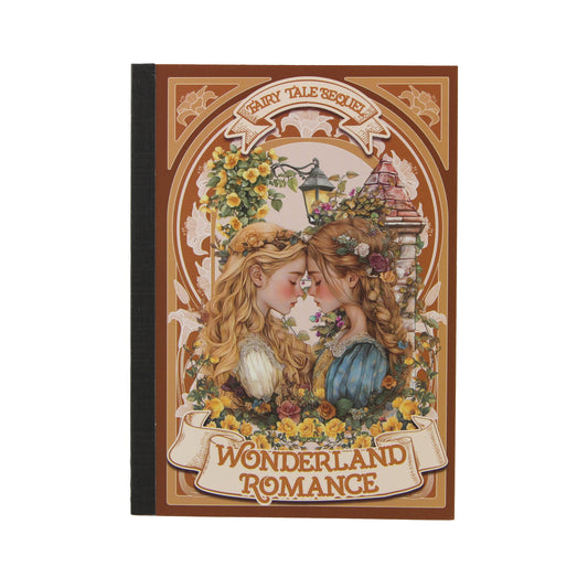 Long-Haired Princess | Tan Wonderland Romance Sticker Book
