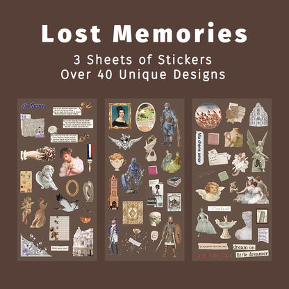 Lost Memories | Tan Sticker Tad Pack