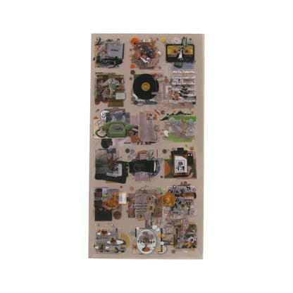 Retro Fun | Tan Sticker Tad Pack