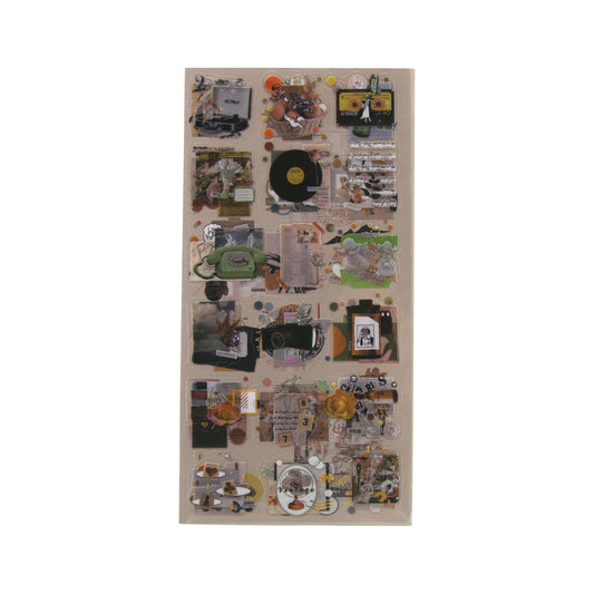 Retro Fun | Tan Sticker Tad Pack