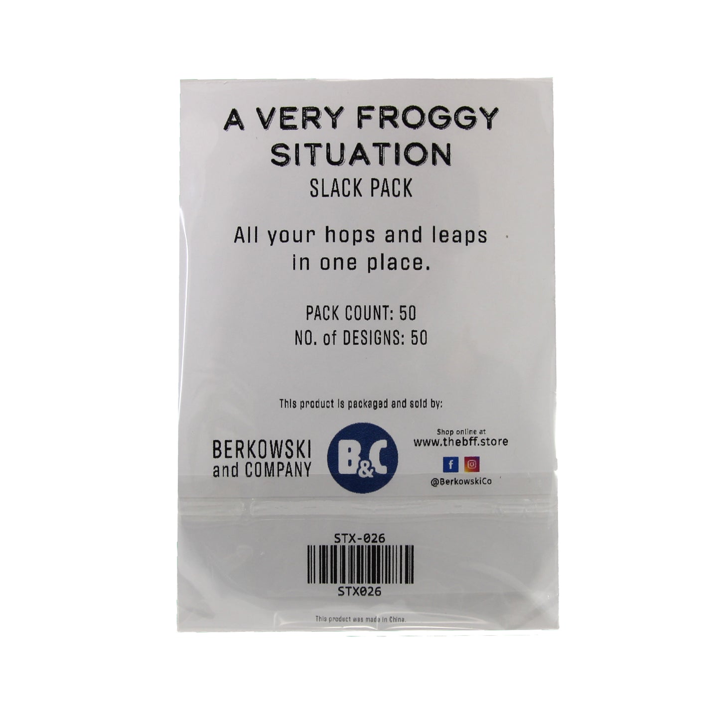 A Very Froggy Situation | Green Sticker Slack Pack