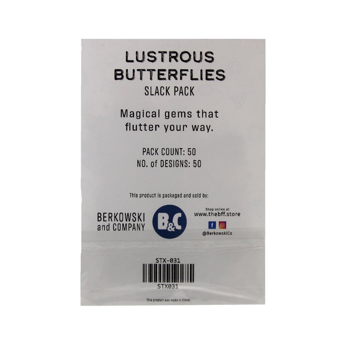 Lustrous Butterflies | Rainbow Sticker Slack Pack