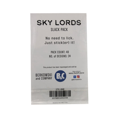 Sky Lords | Beige Stamp-Shaped Sticker Slack Pack
