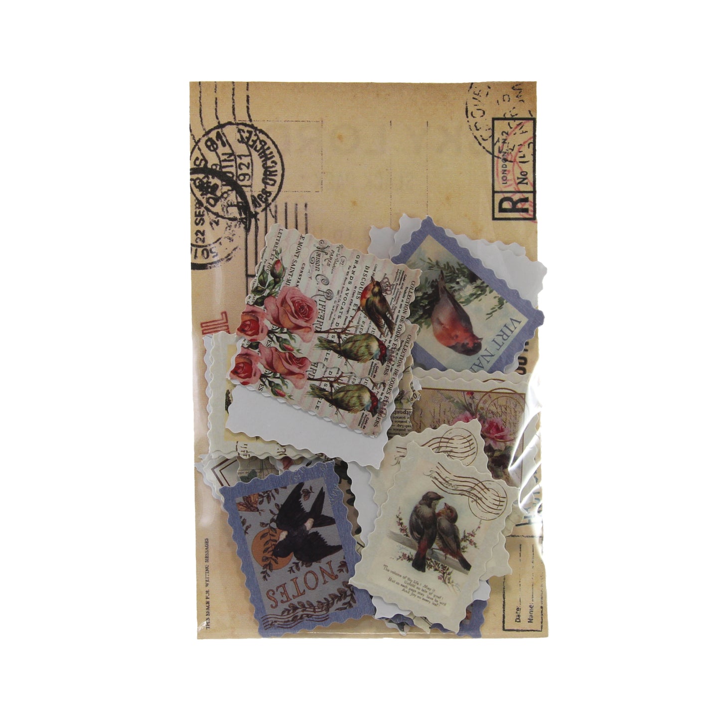 Sky Lords | Beige Stamp-Shaped Sticker Slack Pack