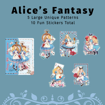 Alice's Fantasy |  Blue Fairytale Sticker Pack