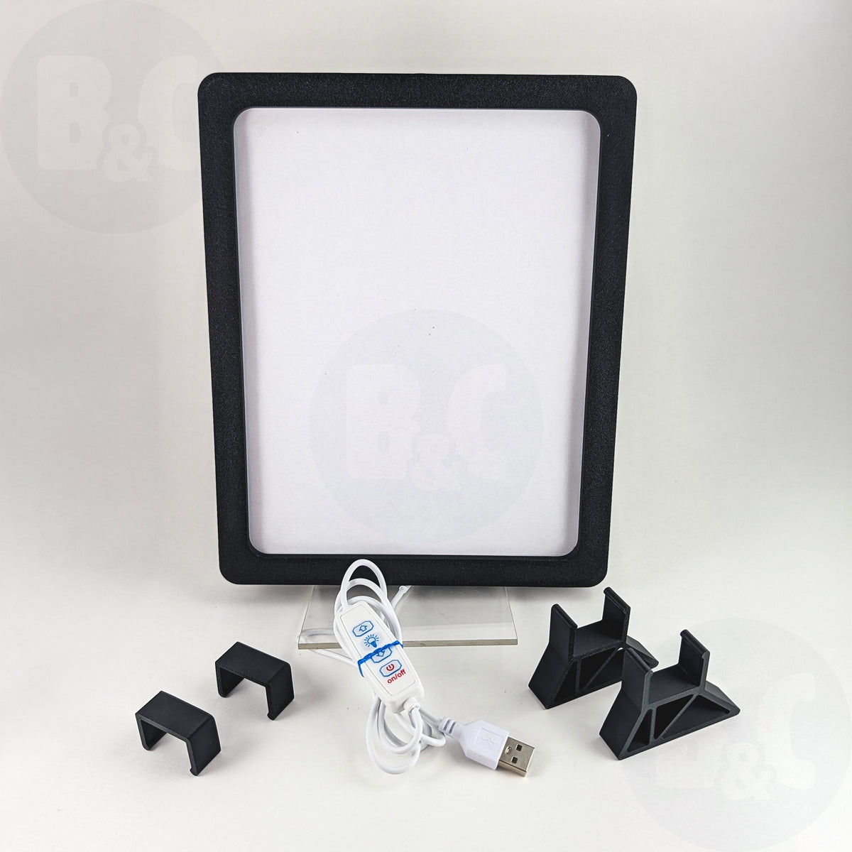 Charcoal Black Universal Lightbox