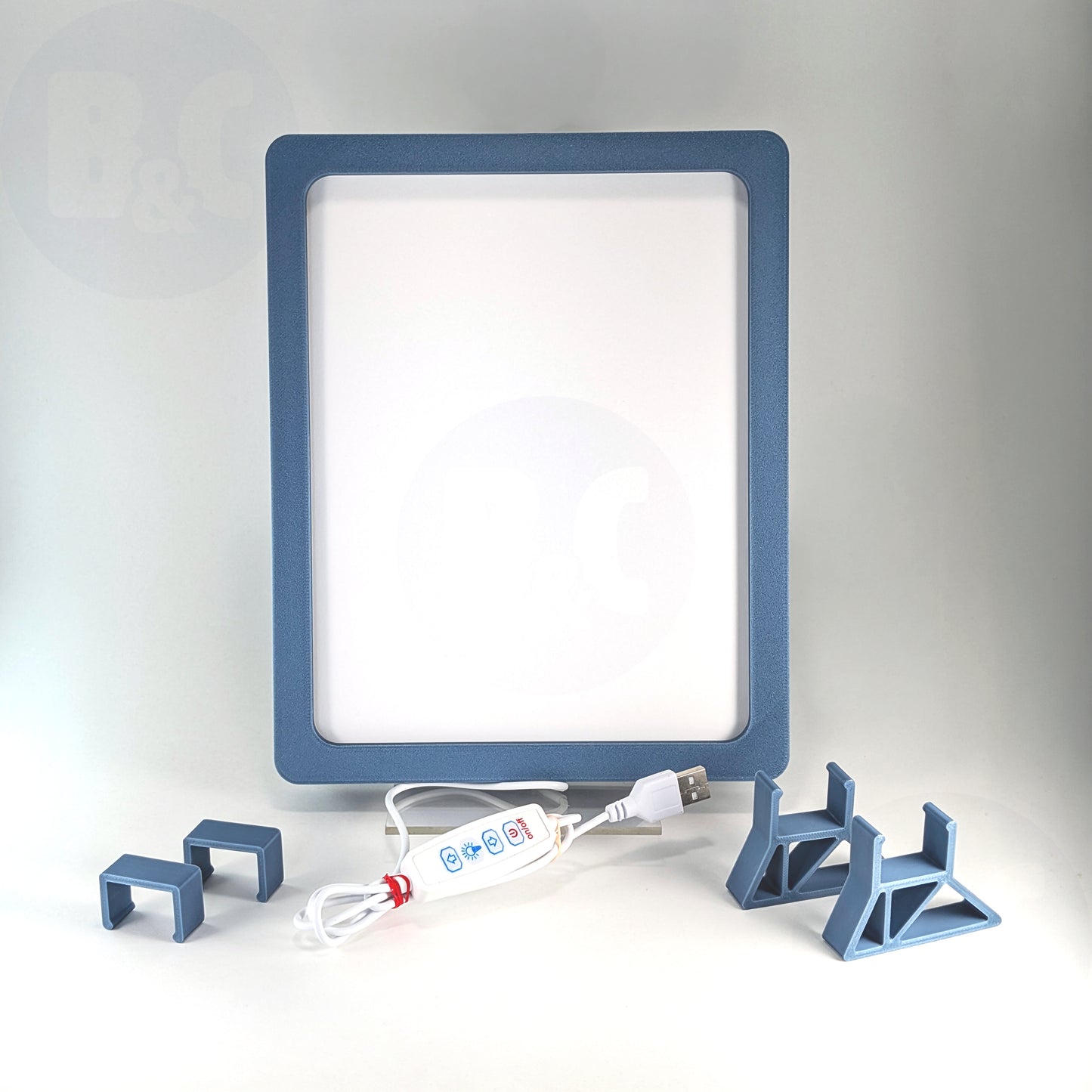 Muted Blue Universal Lightbox