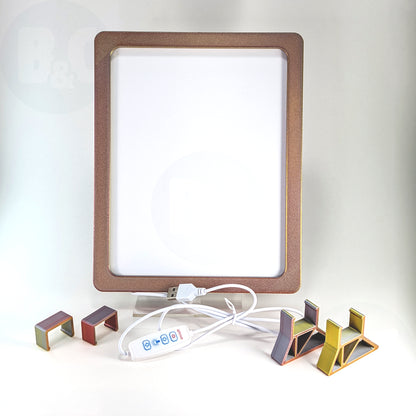 Tri-Color Metallic Universal Lightbox